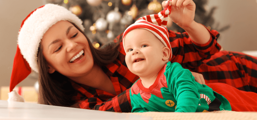 Holiday survival guide for new moms